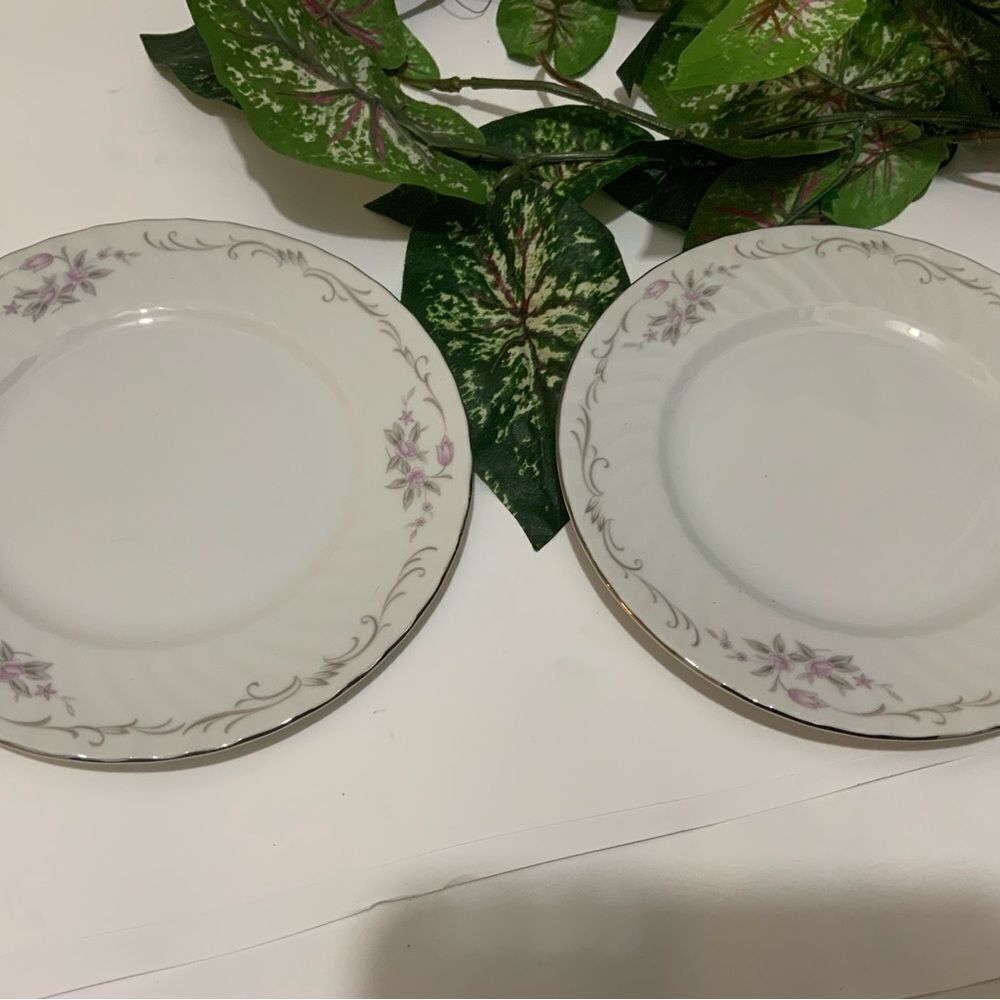 Genuine Porcelain China Gold Standard Made in Japan 2 Bread Dessert Plate 6 3/8